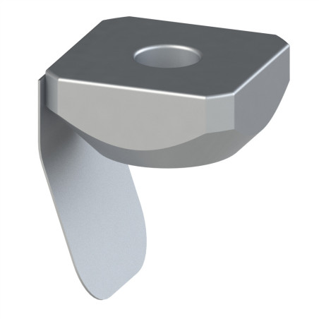 Ecrou carré profilé – Taraudage M5 – 8 45 - Languette