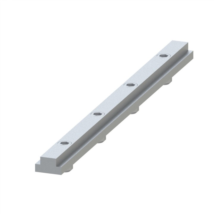 Barrette de liaison profilé aluminium – Rainure 8 mm – 180 mm