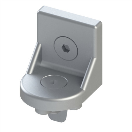 Kit équerre orientable profilé aluminium - 40 mm - 8 45