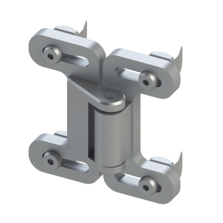 Kit loquet à bille profilé aluminium – PA - 8 45