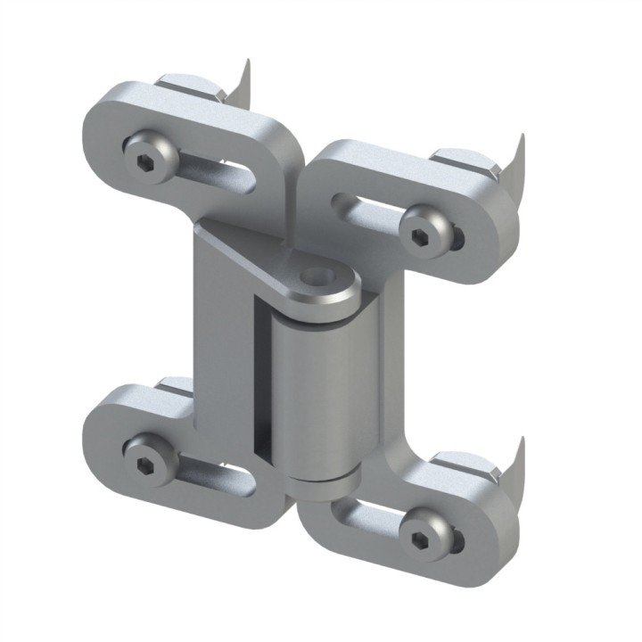 Kit loquet à bille profilé aluminium – PA - 8 45