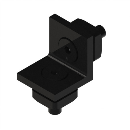 Kit équerre profilé aluminium – 5 20 - Noir - 8 45
