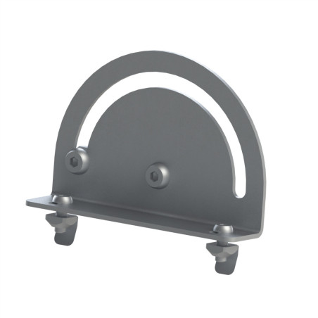 Kit équerre orientable profilé aluminium - Rainure 8 mm - 130 mm - 8 45