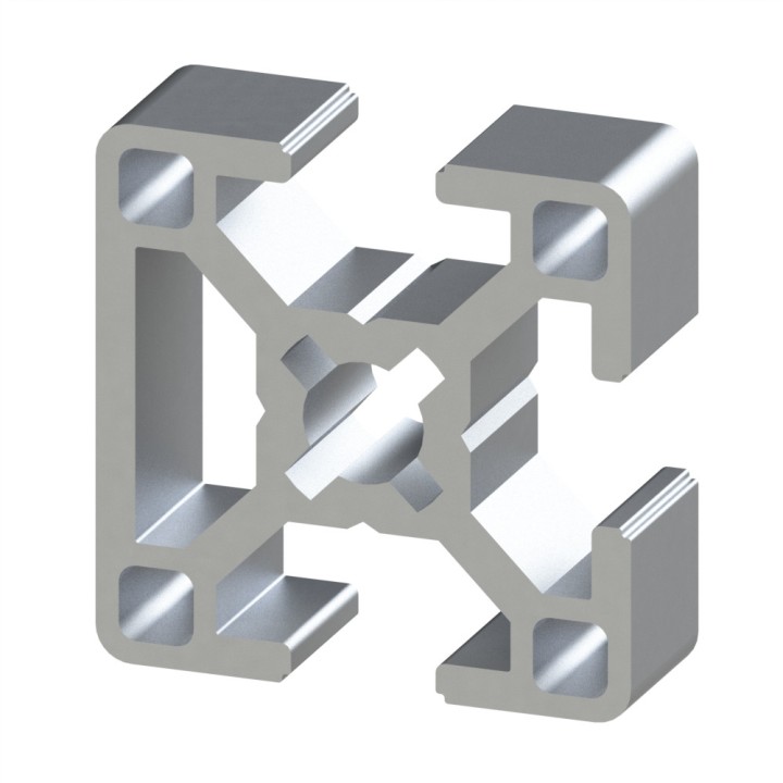 Profilé aluminium – Rainure 8 mm – 30x30 mm - 1N - Léger