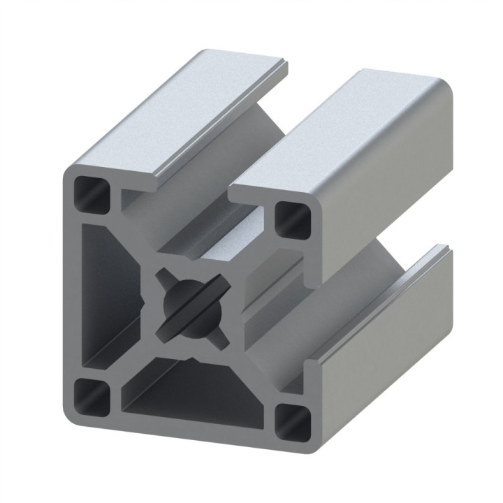 Profilé aluminium – Rainure 8 mm – 30x30 mm - 2N90 - Léger