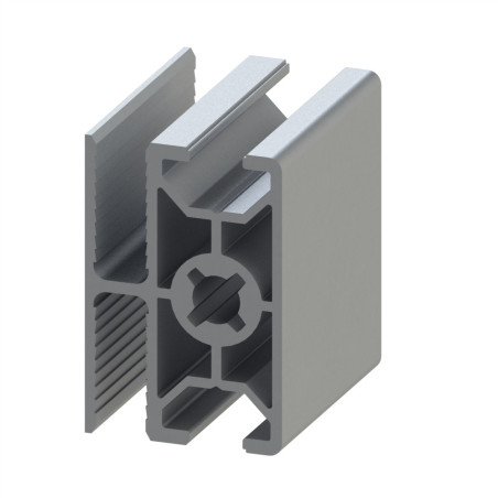 Profilé aluminium – Rainure 8 mm – 45x30 mm - WG40 - Léger