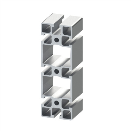 Profilé aluminium (Barre de 6 m) - Rainure 8 mm - Section 135x45 mm - Léger