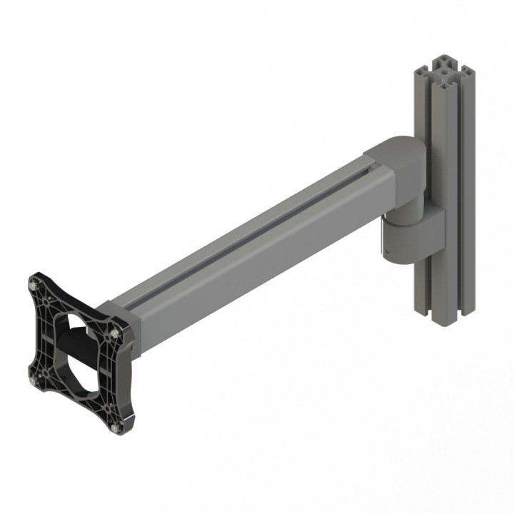 Bras articulÃ© - Support Ã©cran - 8 mm - 40x370 mm