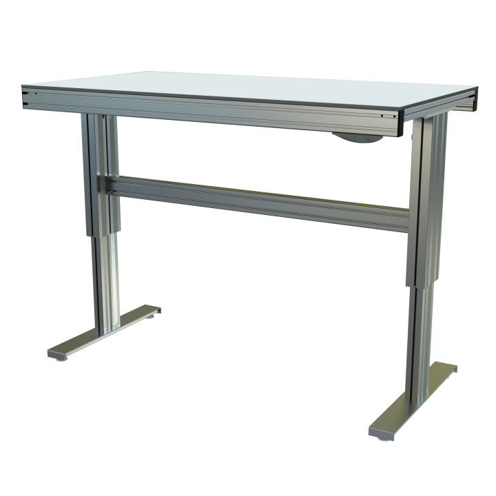 Poste de travail - 1500x800 mm - Electrique - 2 colonnes