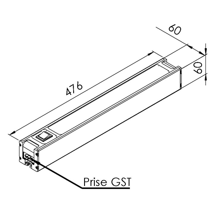 Module LED - F Line - 8 mm - 476 mm - 17W 230V â€“ Var