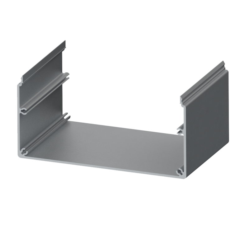 Goulotte profilé aluminium - U - 160x80 mm - SE