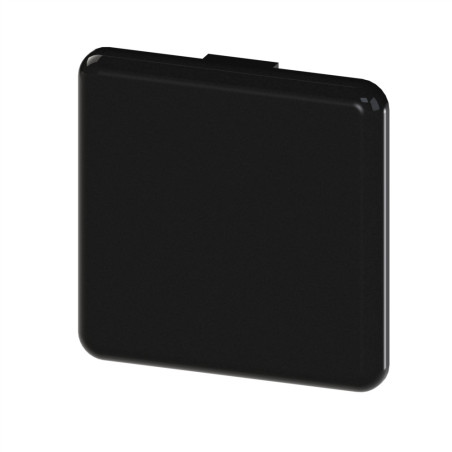 Embout profilé aluminium – Rainure 10 mm – Section 45x45 mm - Noir