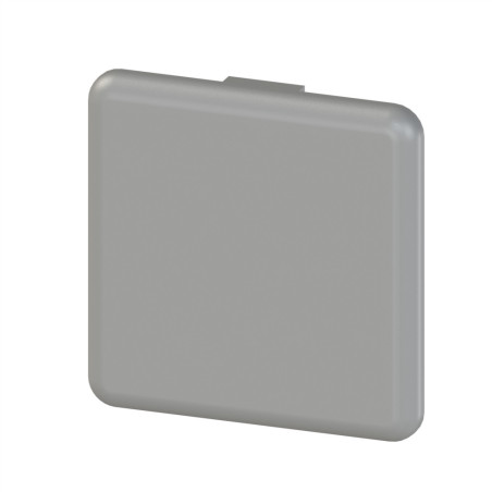 Embout profilé aluminium – Rainure 10 mm – Section 45x45 mm - Gris