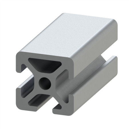 Profilé aluminium (Coupe max 3 m) – Rainure 5 mm – Section 20x20 mm - 1N - Elcom shop