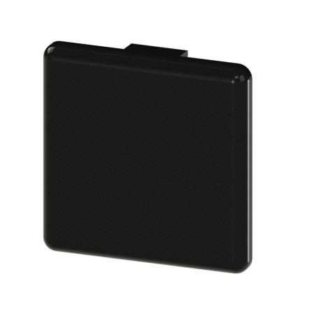 Embout profilé aluminium – Rainure 8 mm – Section 30x30 mm - Noir