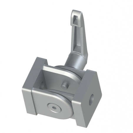 Articulation profilé aluminium – Rainure 8 mm – 30x30 mm - A blocage
