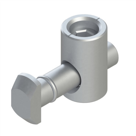 Fixation centrale standard profilé aluminium – Rainure 10 mm - 10 45
