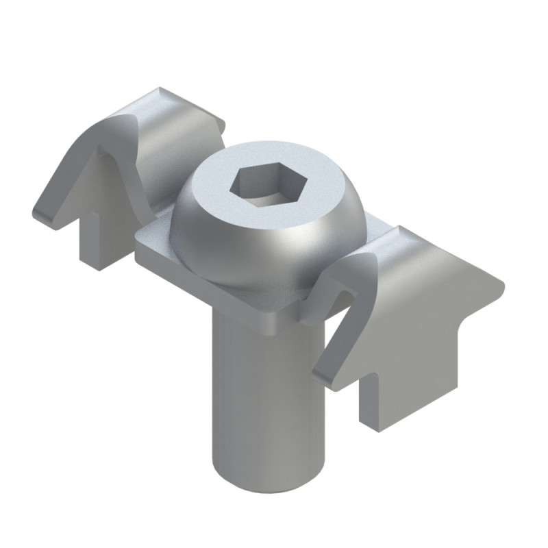 Fixation standard profilé aluminium – Rainure 8 mm - 8 30