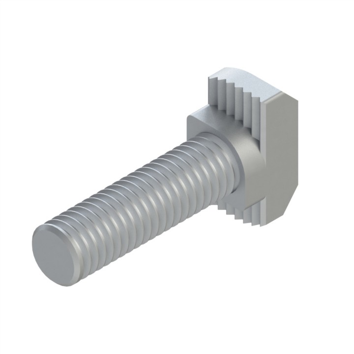 Vis tête marteau profilé aluminium – Filetage M8x30 - 10 45