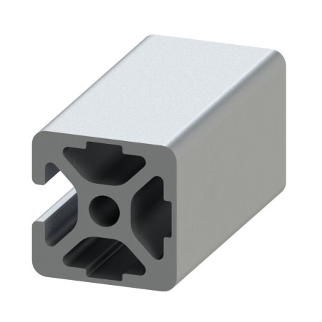 Profilé aluminium (Coupe max 3 m) – Rainure 5 mm – Section 20x20 mm - 3N - Elcom shop