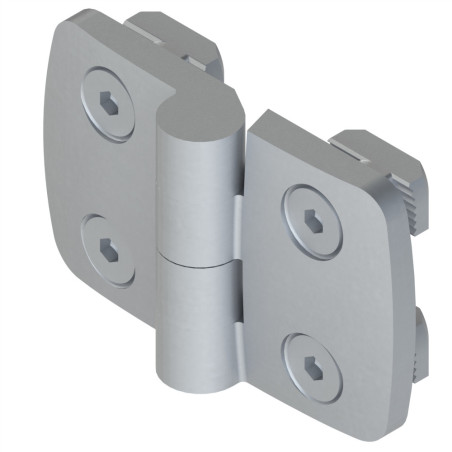 Kit charnière profilé aluminium – Al - 40x40mm - 10 40