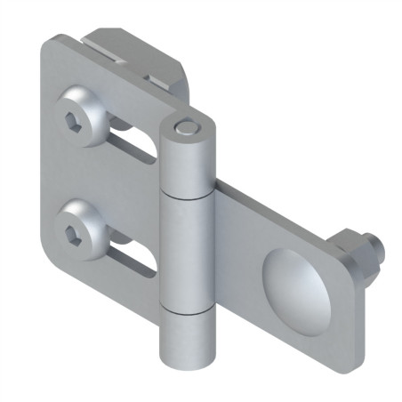 Kit charnière profilé aluminium – St – E 32-45 mm - 10 45