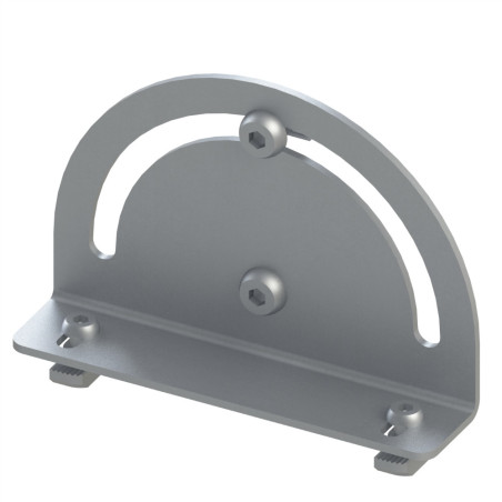 Kit équerre orientable profilé aluminium - 8 mm - 130 mm - 10 45