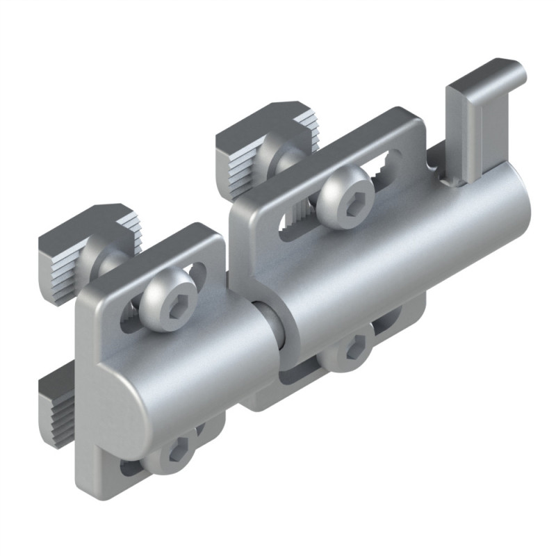Kit loquet de verrouillage profilé aluminium – 8 - A ressort - 10 45