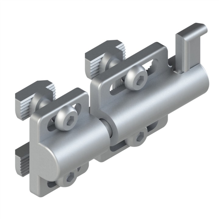Kit loquet de verrouillage profilé aluminium – 8 - A ressort - 10 45