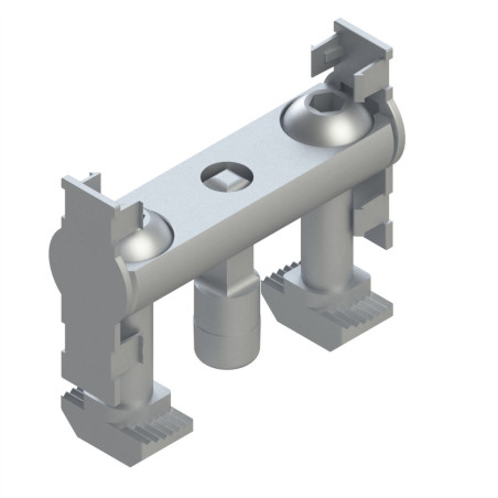 Jonction à boulons profilé aluminium - 10 60