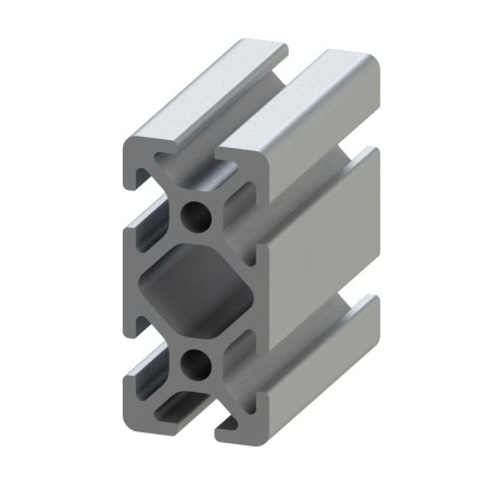 Profilé aluminium (Coupe max 3 m) – Rainure 5 mm – Section 40x20 mm - Elcom shop