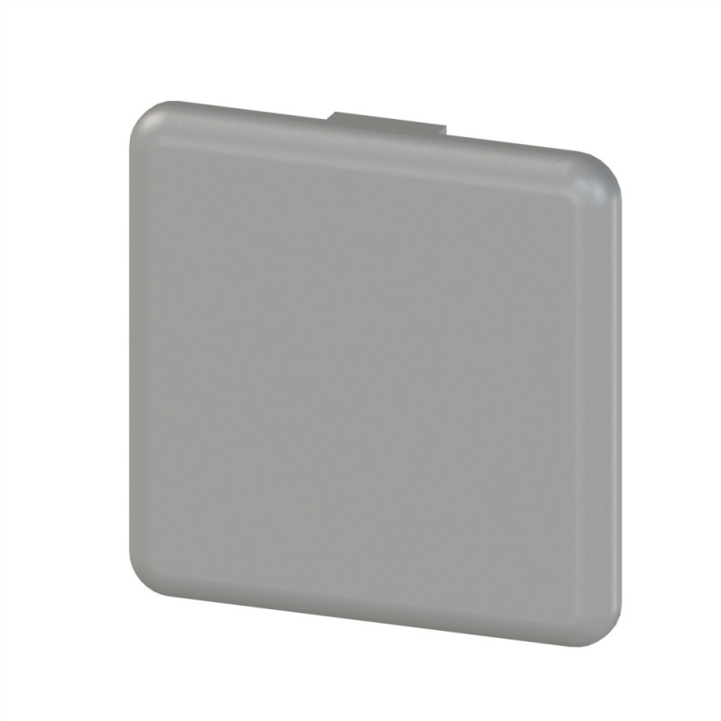 Embout profilé aluminium (Boîte de 100 unités) – Rainure 10 mm – Section 45x45 mm - Gris