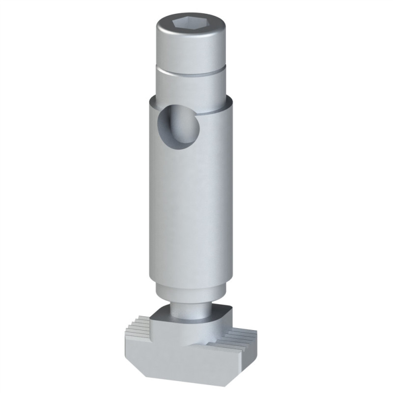 Fixation automatique profilé aluminium (Boîte de 100 unités) – Rainure 10 mm - 10 45 - Lourd