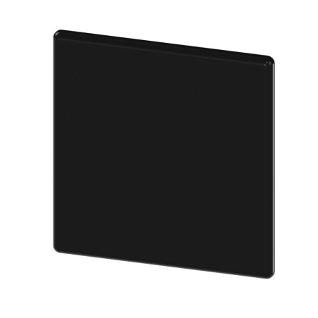 Embout profilé aluminium (Boîte de 10 unités) – Rainure 10 mm – Section 90x90 mm - Noir - Lourd