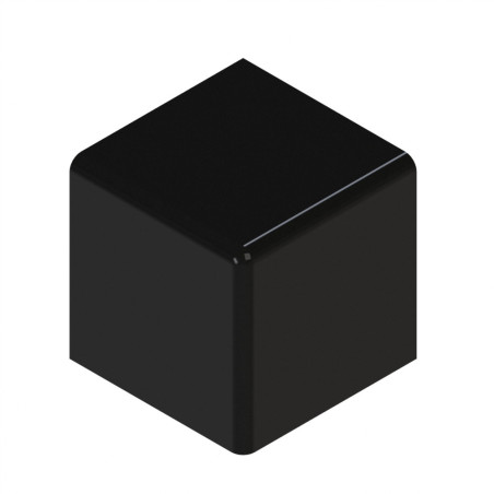 Raccord d’angle cube profilé aluminium (Boîte de 10 unités) – 10 mm – 45 mm – 3D
