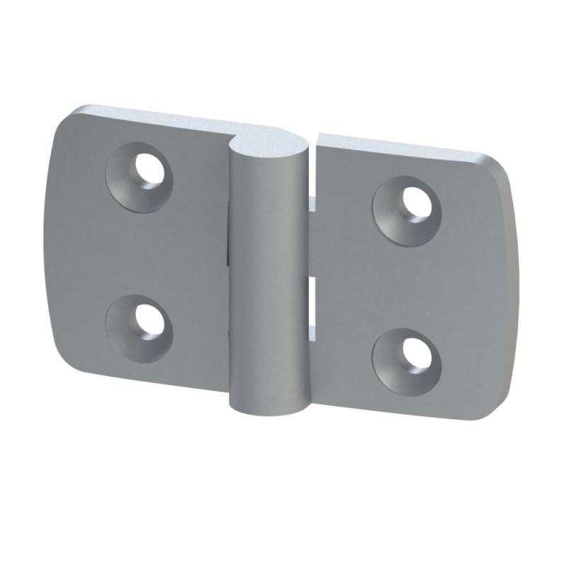 Charnière profilé aluminium (Boîte de 10 unités) - 45x45 mm - Al