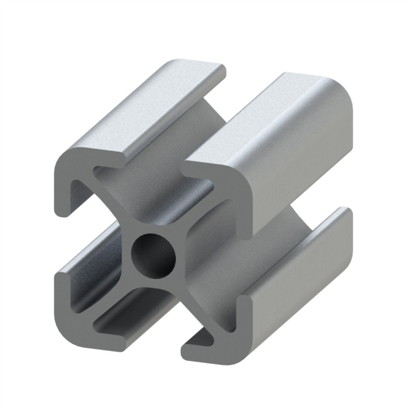 Profilé aluminium 30x30 mm – Rainure 8 mm – elcom shop