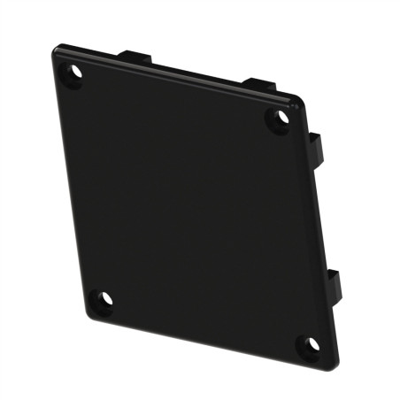 Embout goulotte profilé aluminium – Section 80x80 mm