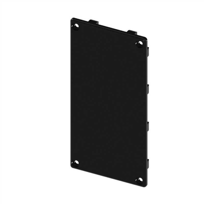 Embout goulotte profilé aluminium (Boîte de 10 unités) – Section 160x80 mm
