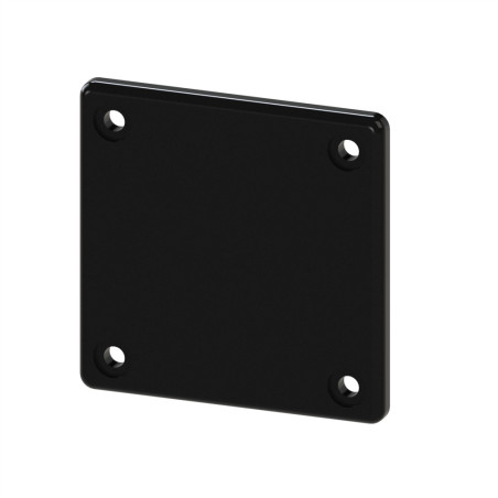 Embout goulotte profilé aluminium – Section 60x60 mm