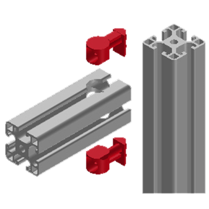 Fixation universelle sur profilés alu