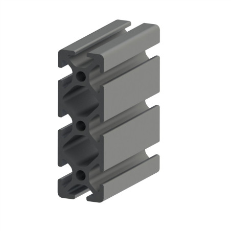 Profilé aluminium (coupe max 3 m) – Rainure 5 mm – Section 60x20 mm - Elcom shop