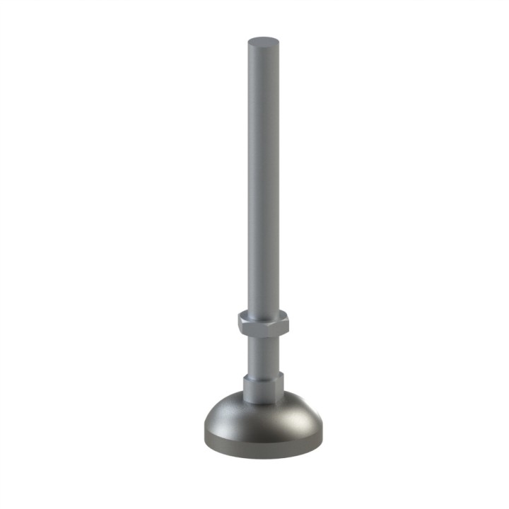 Pied profilé aluminium – D45 – M12x160