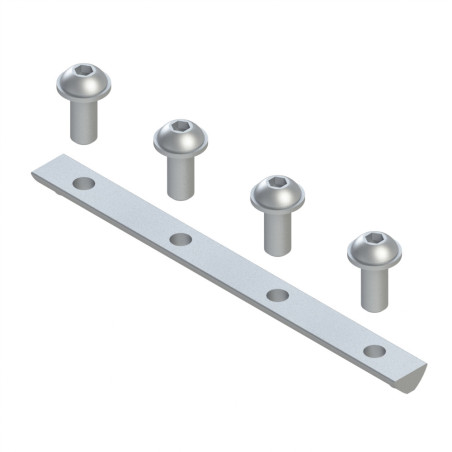 Kit fixation équerre profilé – Rainure 8 mm – 160 mm