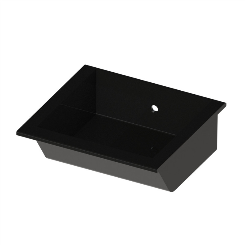 Bac - 8 mm - 110x105x40 mm - Noir