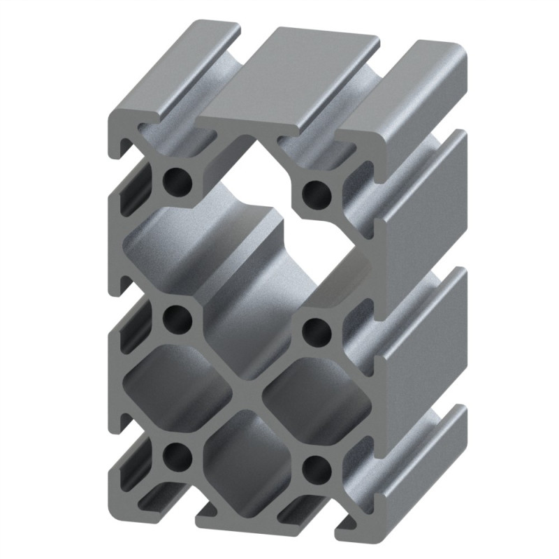 Profilé aluminium (Coupe max 6 m) – Rainure 5 mm – Section 60x40 mm - Elcom shop