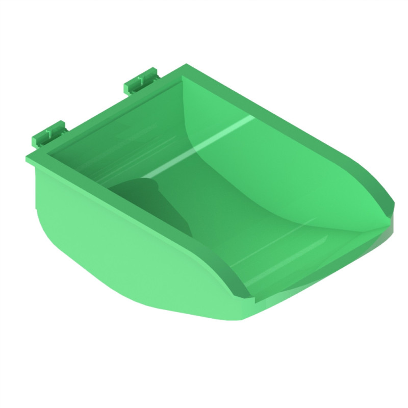Bac - 8 mm - 105x130 mm - Vert