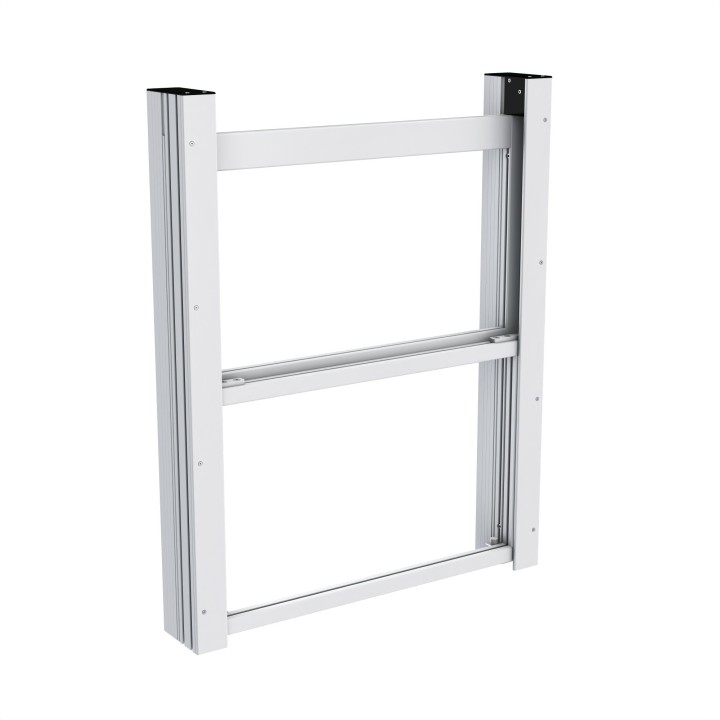 Profilé cache-rainure (Barre de 2 m) - Rainure 6 mm – PP - Gris