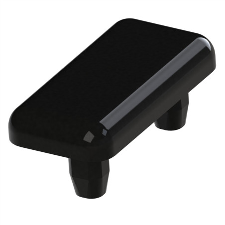 Embout profilé aluminium - Rainure 5 mm – Section 20x10 mm - Elcom shop